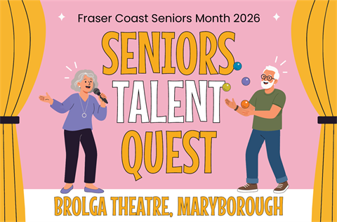 Illustration of Seniors performing on stage